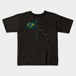 Winds of Brazil  - green Kids T-Shirt